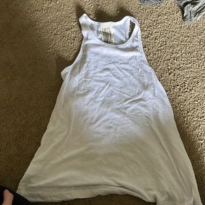 Free People white tank top w/ high neck